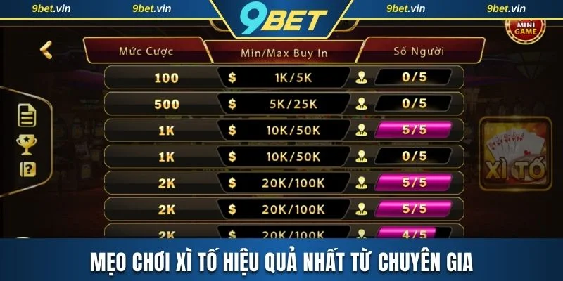 4 cách chơi xì tố bất bại từ chuyên gia
