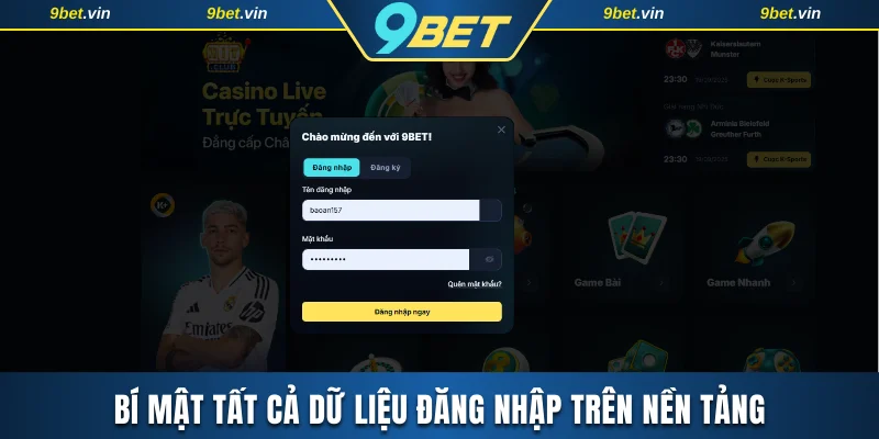 Bí mật tất cả dữ liệu đăng nhập trên nền tảng