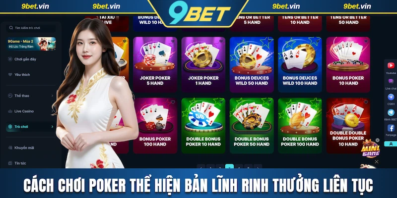 Cách chơi Poker