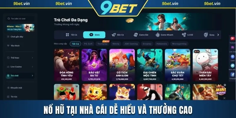 Nổ hũ tại nhà cái dễ hiểu và thưởng cao Nổ hũ tại nhà cái dễ hiểu và thưởng cao